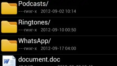 Capture d'écran de Root File Manager 1