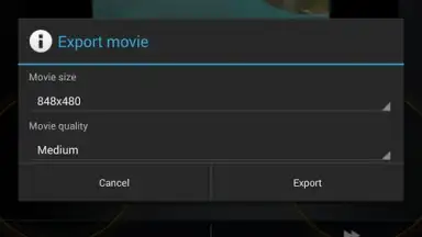 Capture d'écran de Movie Studio 2