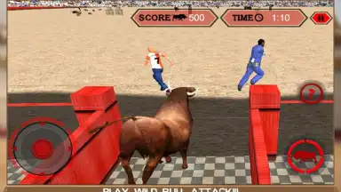 Capture d'écran de Angry Bull Attack Arena Sim 3D 7