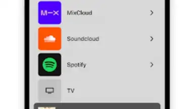 Capture d'écran de Sonos 5