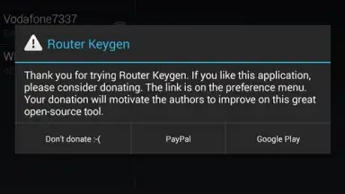 Capture d'écran de Router Keygen (Old) 5
