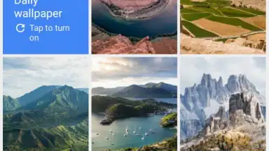 Capture d'écran de Google Wallpapers 4