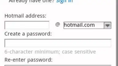 Capture d'écran de HotQuick (Quick Hotmail) 2