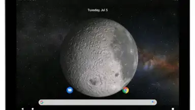Capture d'écran de Moon 3D Live Wallpaper 9