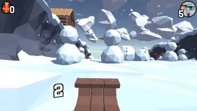 Capture d'écran de Sledge: Snow Mountain Slide 1