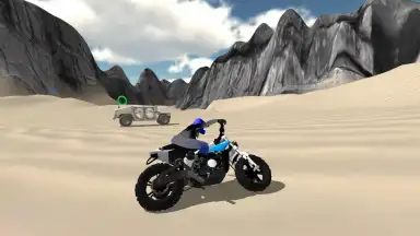 Capture d'écran de Motocross Bike Offroad Driving 3
