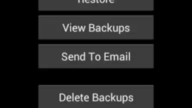 Capture d'écran de Super Backup: SMS and Contacts 1