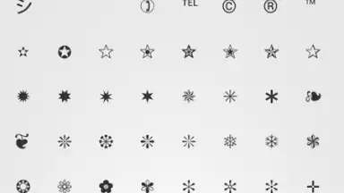 Capture d'écran de ASCII Text Symbols 2