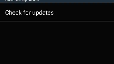 Capture d'écran de Samsung Security Policy Update 1