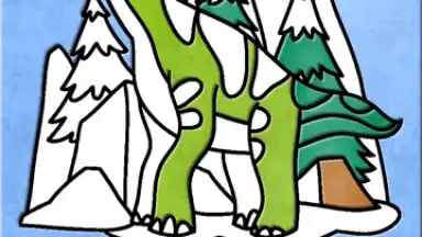 Capture d'écran de Dino Coloring Game 8