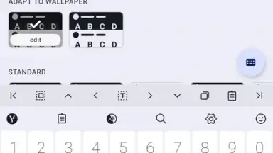 Capture d'écran de Yandex Keyboard 22