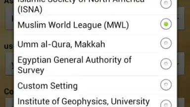 Capture d'écran de World Salah Finder 2