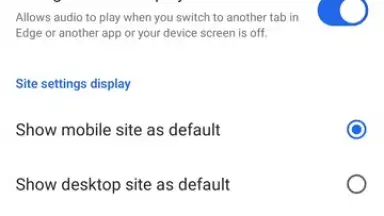 Capture d'écran de Microsoft Edge Beta 14