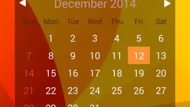 Capture d'écran de Month Calendar Widget 5