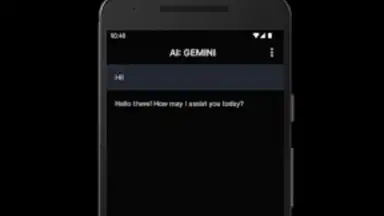 Capture d'écran de Gemini AI 1