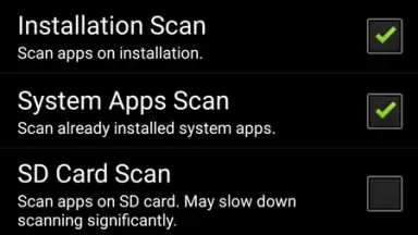 Capture d'écran de Stopbadapp 2
