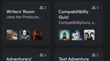 Capture d'écran de Character AI 3