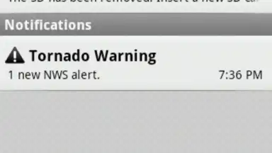 Capture d'écran de Simple Weather Alert 4