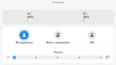Capture d'écran de Xiaomi Earbuds 4