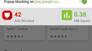 Capture d'écran de Free Adblocker Browser 7