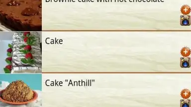 Capture d'écran de Cake recipes 3
