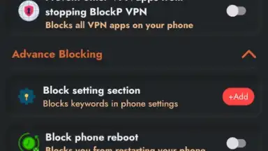 Capture d'écran de BlockP - AI Porn Blocker / Block Site 9
