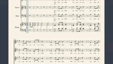 Capture d'écran de MuseScore 7