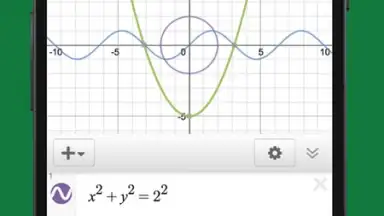 Capture d'écran de Desmos 7