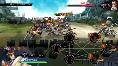 Capture d'écran de Sengoku Basara Battle Party 1