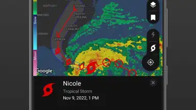 Capture d'écran de NOAA Weather Radar 12