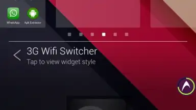 Capture d'écran de 3G Wifi Switcher Widget 1