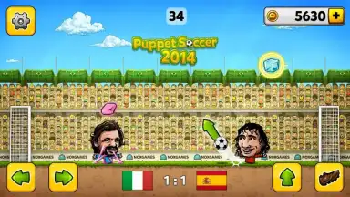Capture d'écran de Puppet Soccer 2014 3