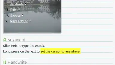 Capture d'écran de FreeNote 7 8