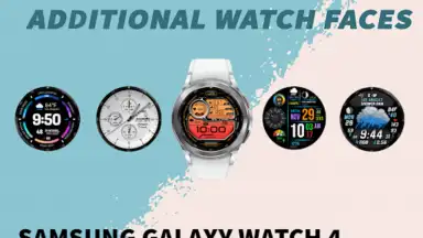 Capture d'écran de Samsung Galaxy Watch 4 1