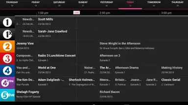 Capture d'écran de BBC iPlayer Radio 5