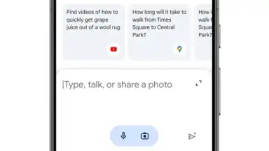 Capture d'écran de Google Gemini 5