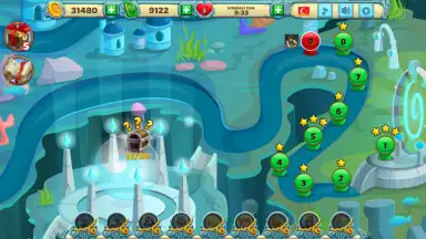 Capture d'écran de Solitaire Atlantis 1