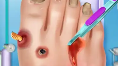 Capture d'écran de ASMR Salon: Foot Care Makeup 8