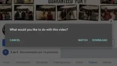 Capture d'écran de FastVid: Download for Facebook 1