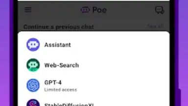 Capture d'écran de Poe - Fast AI Chat 10