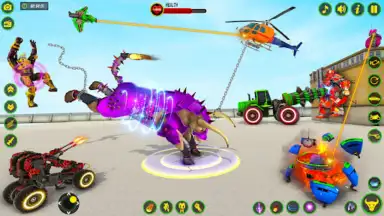 Capture d'écran de Bull Robot Car Game: Robot Game 4
