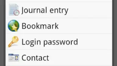 Capture d'écran de B-Folders Password Manager 1