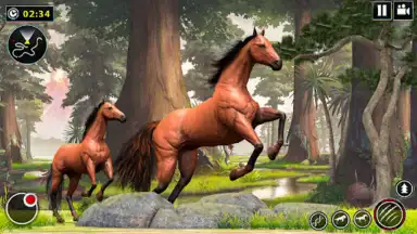 Capture d'écran de Wild Horse Family Simulator 5