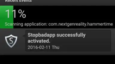 Capture d'écran de Stopbadapp 8