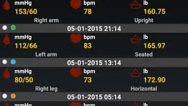 Capture d'écran de BP Log 5
