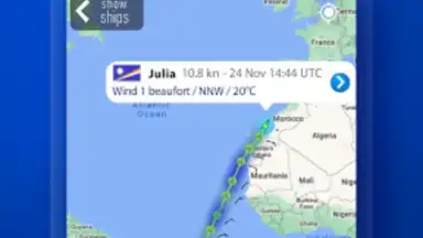 Capture d'écran de MarineTraffic 15