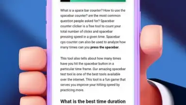 Capture d'écran de Spacebar Counter 2