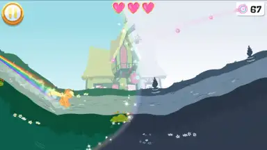Capture d'écran de My Little Pony Rainbow Runners 4