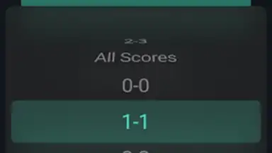 Capture d'écran de Correct Score King 4