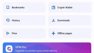 Capture d'écran de Opera Browser 3
